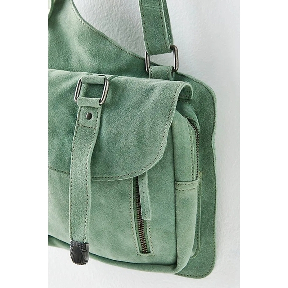 NWOT Free People Cornell Suede Bohemian Crossbody Shoulder Bag - Picture 4 of 9